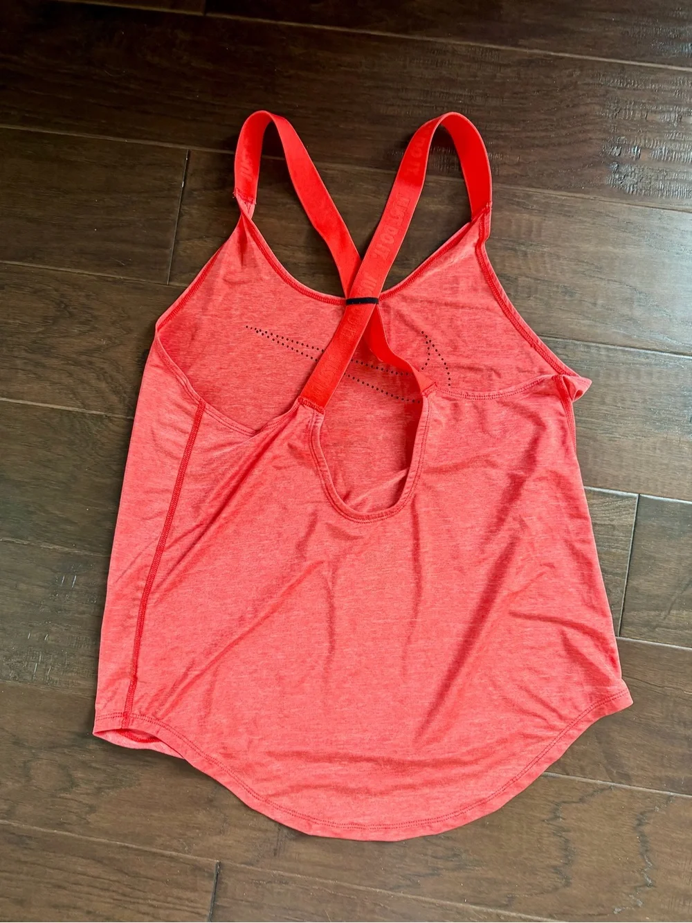 Nike Dry fit Coral-Orange Performance Tank Top